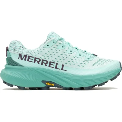 Afbeelding van Merrell Agility PEAK 5 Trail hardloopschoenen, Dames, Maat: 38.5, Frost blue Kunststof/ textiel