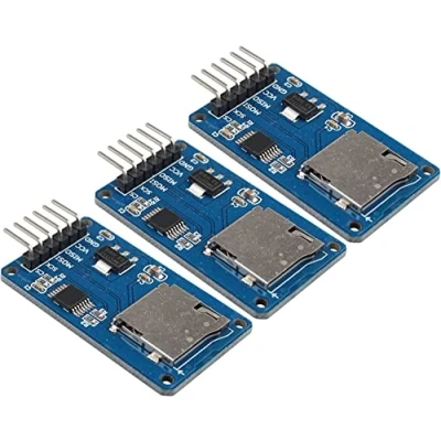 Afbeelding van HALJIA 3 STKS SPI Reader Micro SD Geheugenkaart TF Shield Module Lezen Schrijf Gegevens Compatibel met Arduino Raspberry Pi