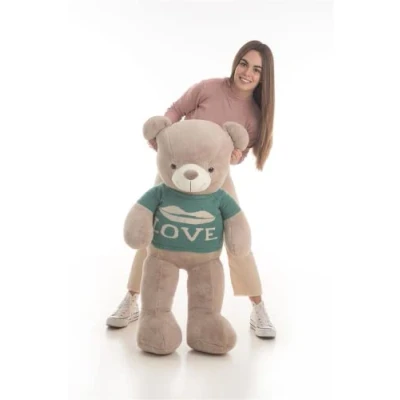 Afbeelding van Knuffelbeer Under Bed Store Carlitos Trui 115 cm