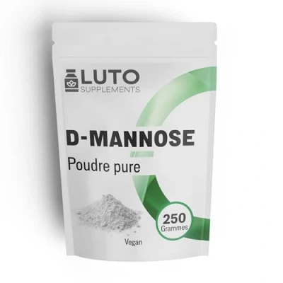 Afbeelding van D Mannose poeder 250 gram (4,1 maanden voorraad) van plantaardige fermentatie laboratorium getest zuiver &amp; natuurlijk zonder toevoegingen veganistisch Vit4ever