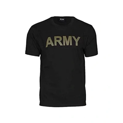 Afbeelding van Mil Tec T shirt met print army zwart