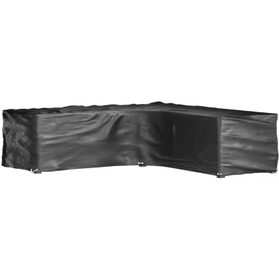 Afbeelding van vidaXL Tuinmeubelhoezen met 16 oogjes L vormig 250x250x70 cm