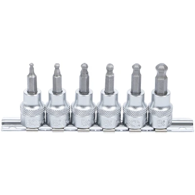 Afbeelding van BGS Dopsleutelbitset 3/8&quot; INBUS met kogelkop 3 8 mm, 6 delig