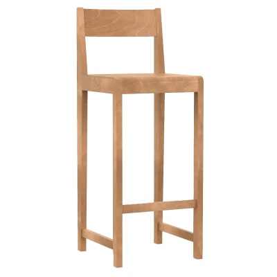 Afbeelding van Frama 01 barkruk H76 warm bruin
