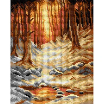 Afbeelding van Borduurstramien Orchidea 24x30cm In Deep Midwinter 2993 zonder garen