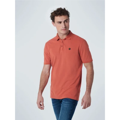 Afbeelding van No Excess Polo Rood maat M heren met Regular fit Pasvorm Katoen Suitable Herenkleding Poloshirt