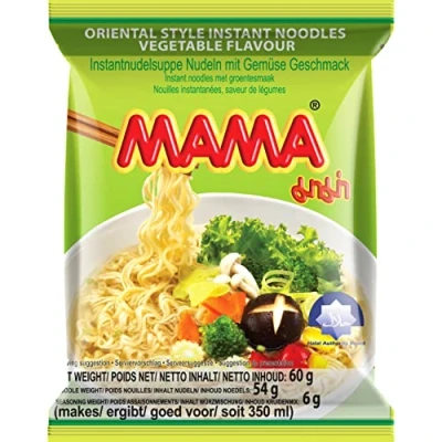 Afbeelding van MAMA Instant Noedels Groente 10 Pack X 60 GR Multipack