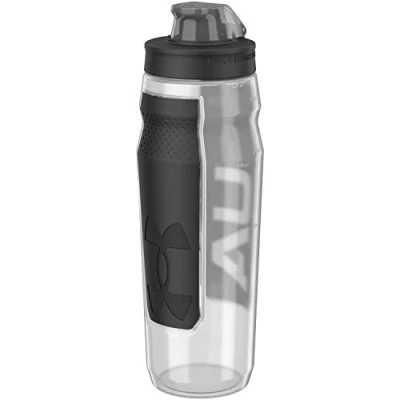 Afbeelding van Under Armour Unisex&#039;s Playmaker Squeeze Waterfles, helder, 32 oz