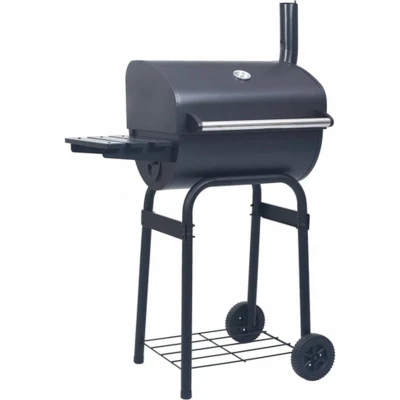 Afbeelding van Houtskoolbarbecue roker met onderschap zwart