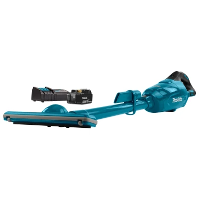 Afbeelding van Makita DCL282FRT 18 V Steelstofzuiger blauw 5,0 ah accu (1 st), snellader, in doos