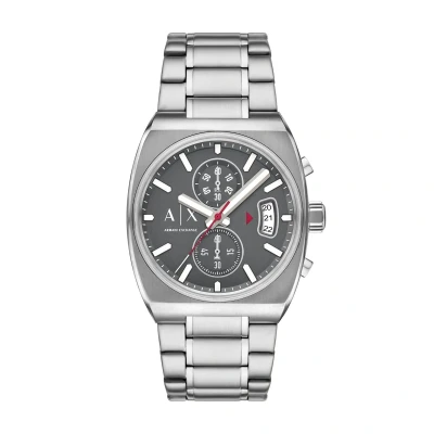 Afbeelding van Armani Exchange Heren Horloge 40 Zilverkleurig