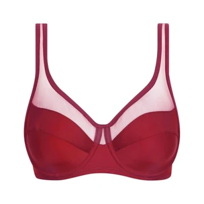 Afbeelding van DIM Generous Klassieke damesbeha met beugels, 1 stuk, Klaproos Rood, 75D