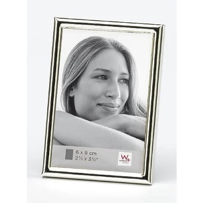 Afbeelding van Walther Design Chloe WD069SD Fotolijst, 6 x 9 cm, portretlijst, 2 stuks, zilver