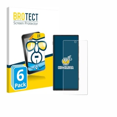 Afbeelding van BROTECT (6 Stuks) Schermbeschermer voor Nubia Z70S Ultra Screen Protector Transparant