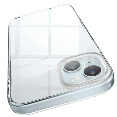Afbeelding van elago Hybride Transparante Hoesje Compatibel met iPhone 15 Plus Case, Crystal Clear, PC + TPU Technologie, US Military Grade Drop Protection, Verminderde Vergeling (Transparant)