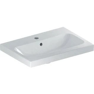 Afbeelding van Geberit iCon Light wastafel wit KeraTect (60 x 42 cm) zonder kraangat,