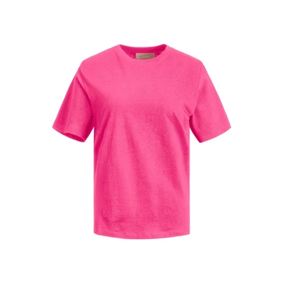 Afbeelding van JJXX ANNA Tshirt basic, Dames, Maat: XS, Carmine rose