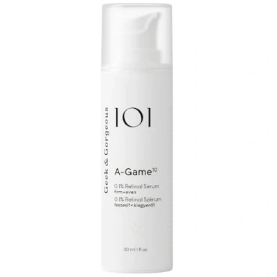 Afbeelding van Geek &amp; Gorgeous A Game 10 Geconcentreerd Serum met 0,1% Retinal, Huidverzorging voor Rijpe en Vermoeide Huid, Geschikt Alle Huidtypes, 30 ml