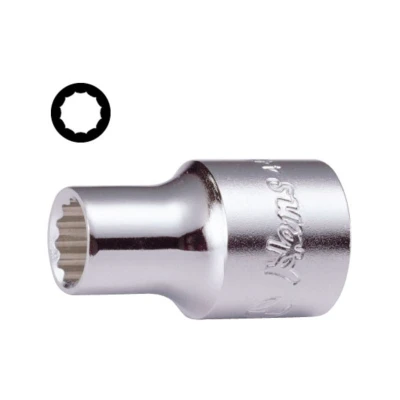 Afbeelding van Twaalfkantige moer 1/2 HANS 15 mm 12 kant kurz