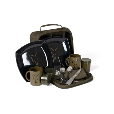 Afbeelding van FOX Voyager Dinner Set Dinerset 2 Persoons Groen Polyester
