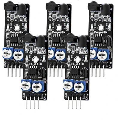 Afbeelding van AZDelivery 5 x KY 032 IR Obstacle Sensor Module compatibel met Arduino Inclusief E Book!