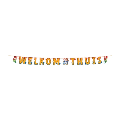 Afbeelding van Welkom Thuis Letterslinger 3mtr per stuk