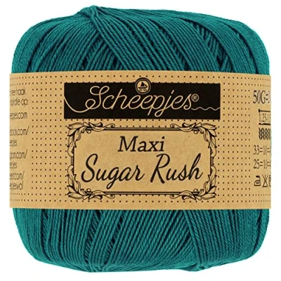 Afbeelding van Scheepjes Maxi Sugar Rush 401 Donker Blue Garen 10x50g