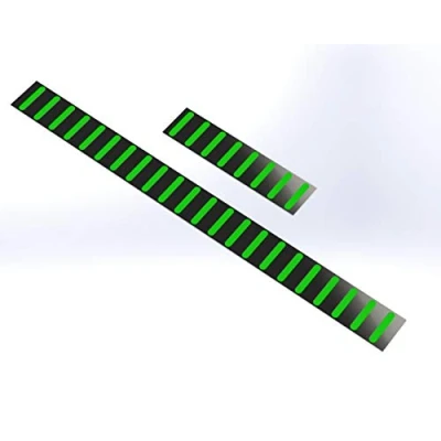Afbeelding van RRP ProGuard Rear Stickers Green spatbord voor volwassenen, unisex, zwart, eenheidsmaat