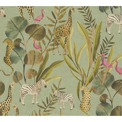 Afbeelding van AS Creation Anna D&#039;Andrea 78218 1 / 782181 Groen