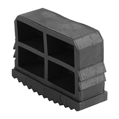 Afbeelding van 2 stuks universele ladder van rubber, antislip rubberen voetjes, trapaccessoires, voetjes voor trappen, voeten trappen
