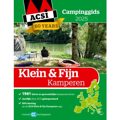 Afbeelding van ACSI Klein &amp; Fijn Kamperen gids 2025