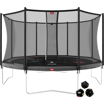 Afbeelding van Trampoline BERG Favorit Grey 430 Levels + Safety Net Comfort