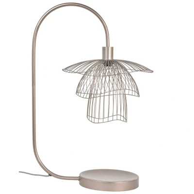 Afbeelding van Forestier Papillon tafellamp metallic taupe