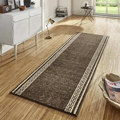 Afbeelding van Loper Casa 80x300cm Bruin 123vloerkleed.nl is de online webshop voor vloerkleden en woonaccessoires.