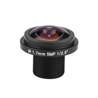 Afbeelding van 5MP Fisheye CCTV Camera Lens M12x0.5 185¡ã Groothoek 1.7mm Brandpuntsafstand Beveiliging voor (1 ST)