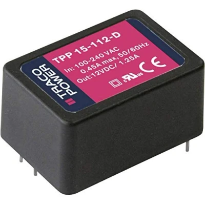 Afbeelding van TracoPower TPP 15 109 D Schakelnetvoeding 1.67 A W 9 V/DC 1 stuk(s)