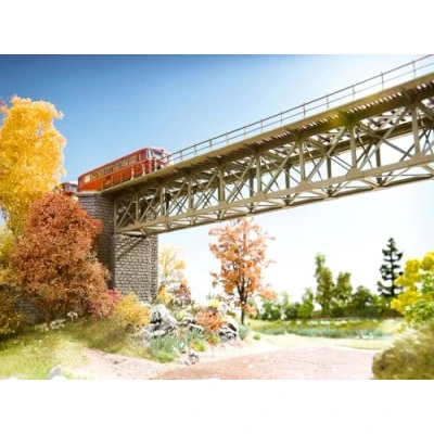 Afbeelding van NOCH 67020 H0 Stalen boogbrug 1 spoor Universeel (l x b h) 372 80 128 mm