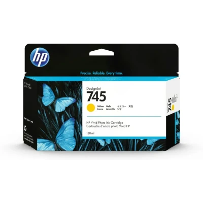 Afbeelding van HP 745 (F9J96A) Inktcartridge Geel