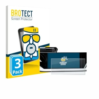 Afbeelding van BROTECT Screenprotector voor Audi A3 Sportback Facelift MMI 2024 Folie Beschermfolie Beschermglas matte (3 Stuks)