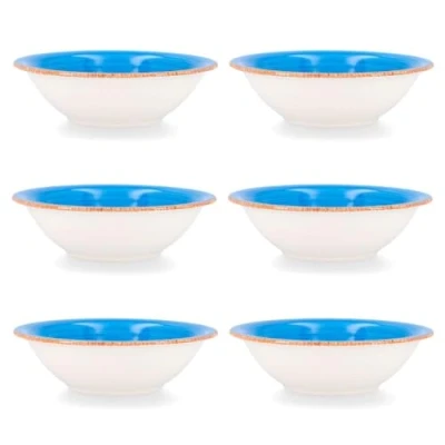 Afbeelding van Kom Quid Vita Blauw Keramisch 6 Stuks (18 cm)