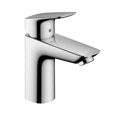 Afbeelding van Hansgrohe Logis 1 greeps wastafelkraan 100 CoolStart met trekwaste