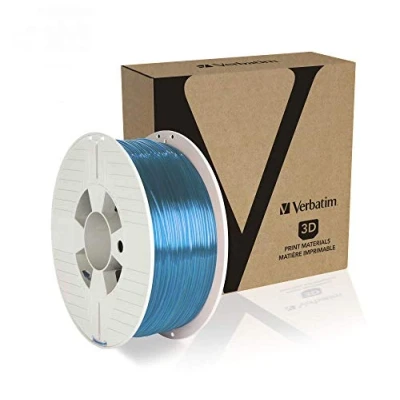 Afbeelding van Verbatim 55056 Filament PETG 1.75 mm 1 kg Blauw (transparant) stuk(s)