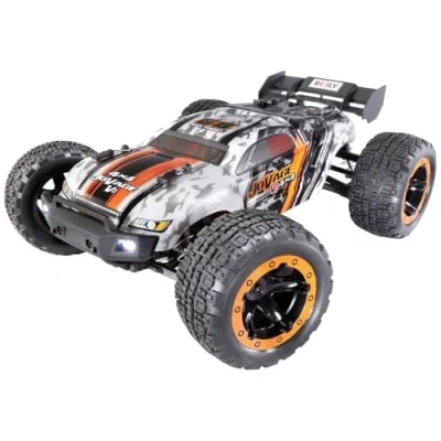 Afbeelding van Reely JoVage 4x4 V2 Oranje wit Brushed 1:16 RC auto Elektro Truggy 4WD RTR 2,4 GHz Incl. accu en laadkabel