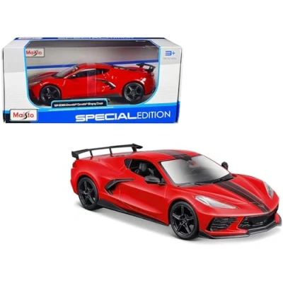 Afbeelding van Goliath Toys CHEVROLET CORVETTE STINGRAY COUPÉ HOGE VLEUGEL 2020 1:24