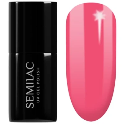 Afbeelding van Semilac Hybride UV Nagellak Rose Tint 542 City Break Kiss &amp; Ride 7 ml Langdurige en Efficiënte Lak Perfect voor thuis Professionele Manicure Pedicure