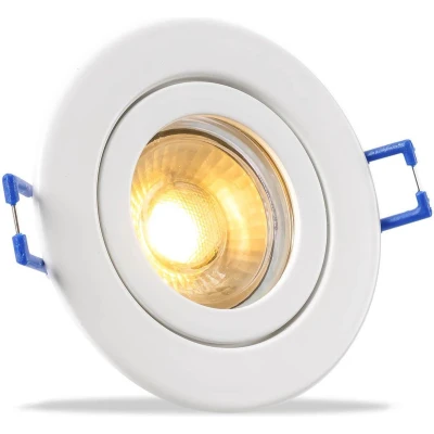Afbeelding van IP44 LED Inbouwspot Riley badkamer of buiten Ronde spot Wit Extra Warm 2700K 5 Watt Philips