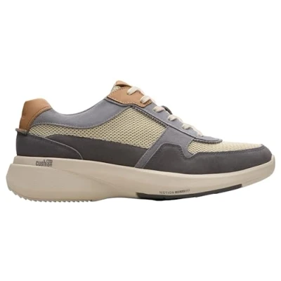 Afbeelding van Clarks Heren Lehman Race Sneaker, grijs Combi, 6 UK, Grijze 39.5 EU