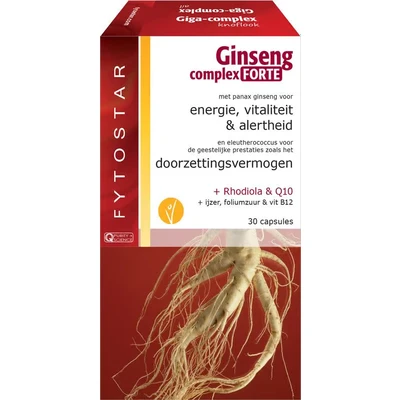 Afbeelding van Fytostar Ginseng complex forte 30 capsules