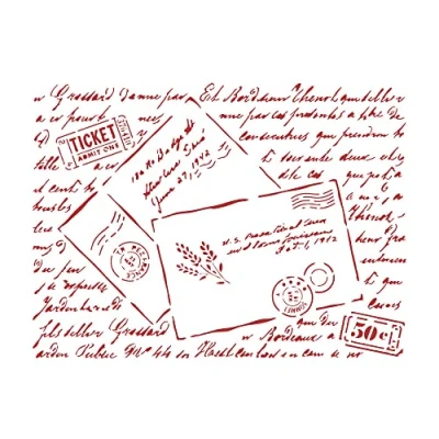 Afbeelding van Stamperia Stencil A5 Provence Letters (KSD310) (DISCONTINUED)