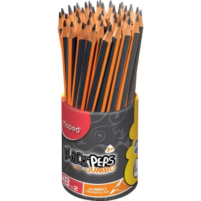 Afbeelding van BLACK PEPS POTLOOD JUMBO 46X